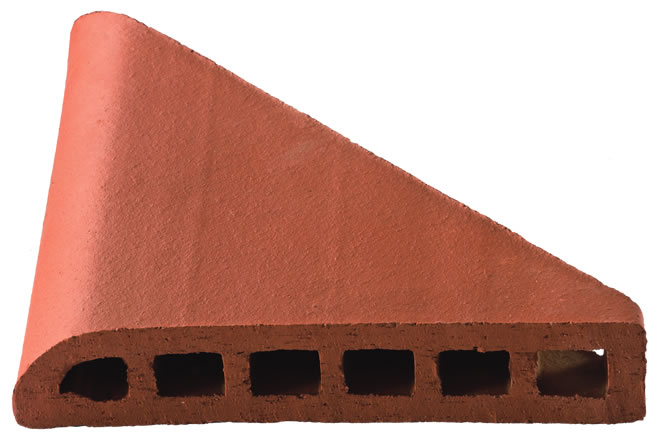 Taş Duvar Üstü Tuğlası 24 cm (İç Köşe) Taş Duvar Üstü Tuğlası 24 cm (İç Köşe)